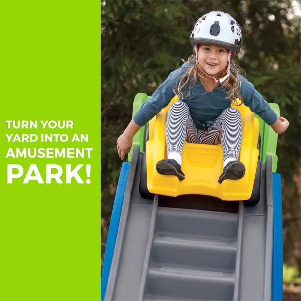 Step2 Extreme Coaster for Kids - Roller Coaster for Toddlers - Slide Ride for Outdoor Use