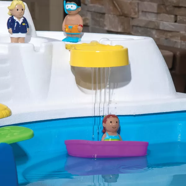 Step2 Fiesta Cruise Sand &amp; Water Table for Kids, 10 Piece Accessory Kit, Toddler Summer Outdoor/Indoor Toy, Ages 2+, Multicolor