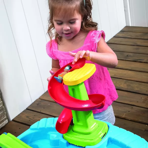 Step2 Fiesta Cruise Sand &amp; Water Table for Kids, 10 Piece Accessory Kit, Toddler Summer Outdoor/Indoor Toy, Ages 2+, Multicolor