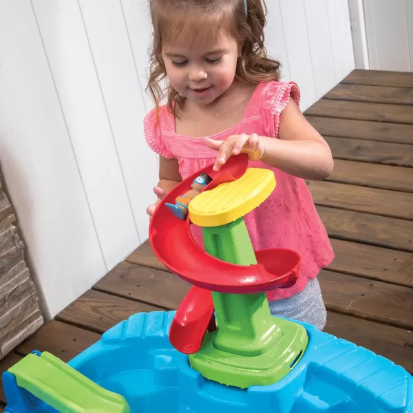 Step2 Fiesta Cruise Sand &amp; Water Table for Kids, 10 Piece Accessory Kit, Toddler Summer Outdoor/Indoor Toy, Ages 2+, Multicolor