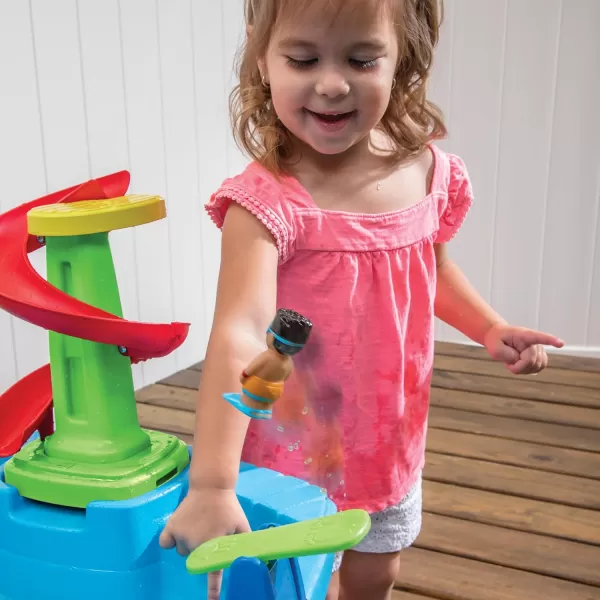 Step2 Fiesta Cruise Sand &amp; Water Table for Kids, 10 Piece Accessory Kit, Toddler Summer Outdoor/Indoor Toy, Ages 2+, Multicolor