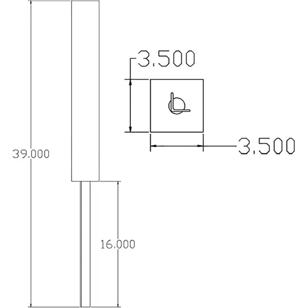 Step2 Lakewood Extra Large Mailbox and Mailbox Post Kit, Easy to Install, Mailboxes for Outside, Heavy-Duty, Weather Resistant, Brown