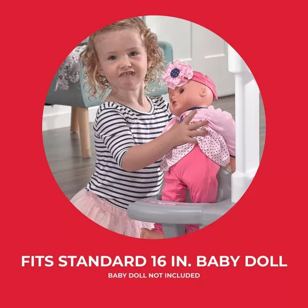 Step2 Love &amp; Care Deluxe Baby Doll Nursery Playset for Kids, Compact Nursery Playset, Washer, Sink, and Changing Station, Easy to Assemble, Toddlers Ages 2 - 6 Years Old