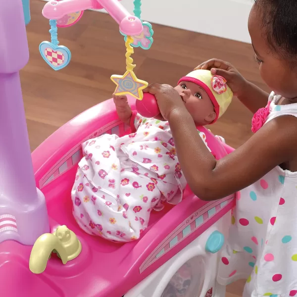 Step2 Love &amp; Care Deluxe Baby Doll Nursery Playset for Kids, Compact Nursery Playset, Washer, Sink, and Changing Station, Easy to Assemble, Toddlers Ages 2 - 6 Years Old