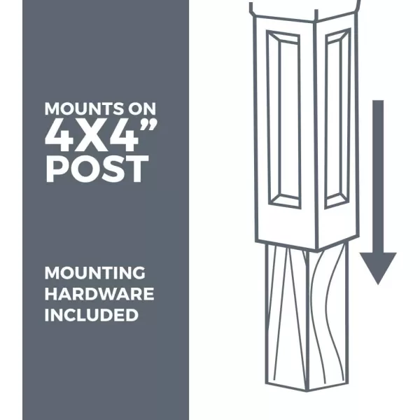 Step2 Mailmaster Hudson Mailbox, Easy to Install, Large Mailboxes for Outside, Heavy-Duty, Weather Resistant, Black