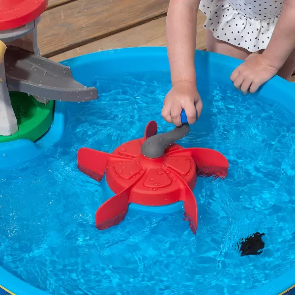 Step2 PAW Patrol Water Table for Kids, Outdoor Kids Water Sensory Table, Ages 1.5+ Years Old, 7 Piece Water Toy Accessories, Blue &amp; Gray