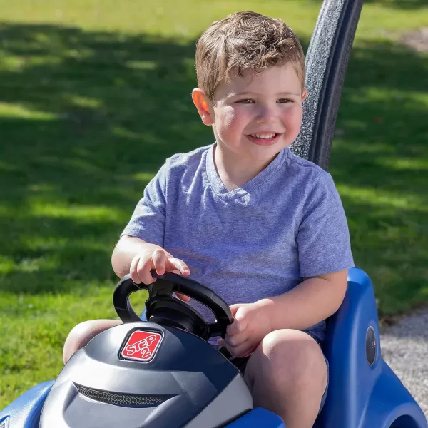 Step2 Push Around Buggy GT for Kids, Push Car with Seat Belt and Horn, Toddlers Ages 1.5 – 3 Years Old, Max Weight 50 lbs., Easy Storage, Ideal Stroller Substitute, Red