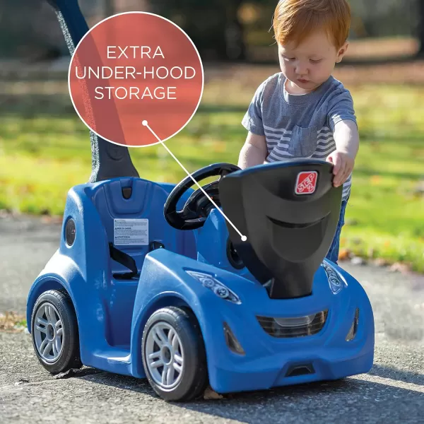 Step2 Push Around Buggy GT for Kids, Push Car with Seat Belt and Horn, Toddlers Ages 1.5 – 3 Years Old, Max Weight 50 lbs., Easy Storage, Ideal Stroller Substitute, Red