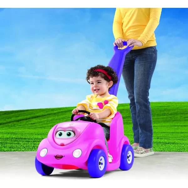 Step2 Push Around Buggy Kids Push Car, Ride On Car with Seat Belt and Horn, Toddlers 18 - 36 Months, Max Weight 50 lbs., Easy Storage, Ideal Stroller Substitute, Red