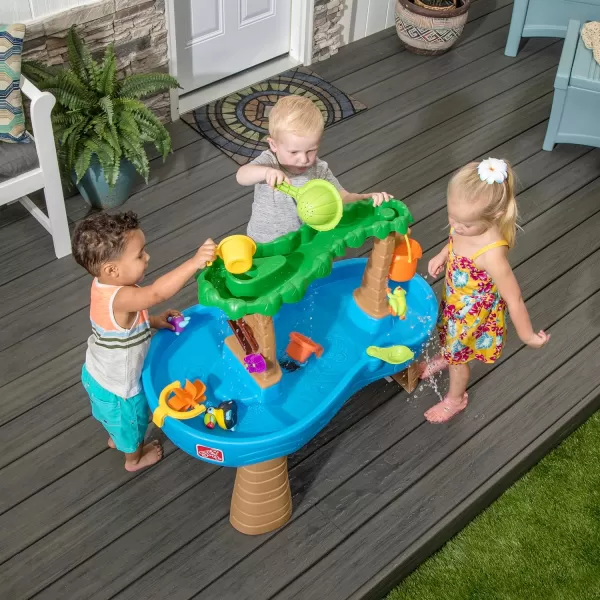 Step2 Rain Showers &amp; Unicorns Kids Water Tables, Outdoor Toddler Activity Table, Ages 1.5+ Years Old, 12 Piece Water Toy Accessories, Blue &amp; Purple