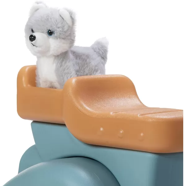 Step2 Ride Along Scooter – Aqua – Ride On Toy with Vintage-Style Design, Foot-to-Floor Toddler Scooter with Four Wheels for Extra Stability