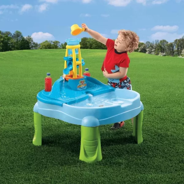 Step2 Splash N Scoop Bay Sand and Water Table, Multicolor, Deluxe Pack: Includes 7 Piece Accessory Set