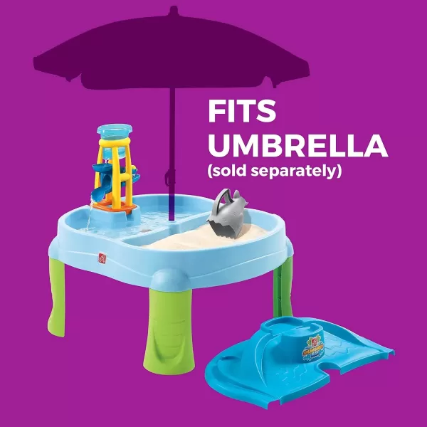 Step2 Splash N Scoop Bay Sand and Water Table, Multicolor, Deluxe Pack: Includes 7 Piece Accessory Set
