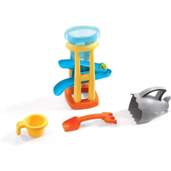 Step2 Splash N Scoop Bay Sand and Water Table, Multicolor, Deluxe Pack: Includes 7 Piece Accessory Set