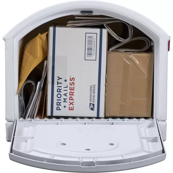 Step2 Town-to-Town XL Post-Mount Mailbox, USPS T4 Sized Mailbox, Easy to Install, Durable, Weather Resistant, Onyx Black