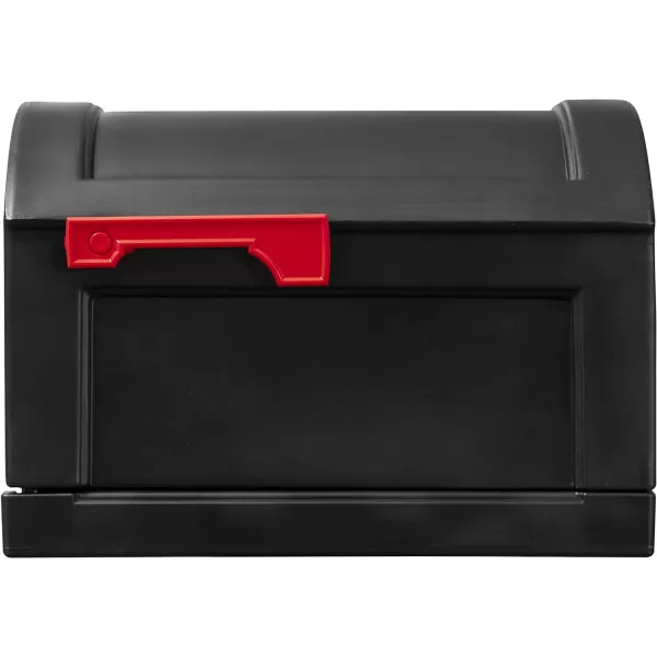 Step2 Town-to-Town XL Post-Mount Mailbox, USPS T4 Sized Mailbox, Easy to Install, Durable, Weather Resistant, Onyx Black