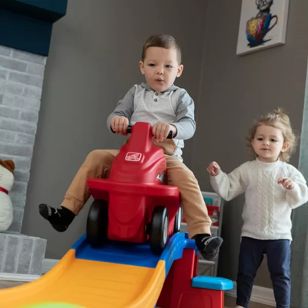 Step2 Up &amp; Down Roller Coaster Kids Toy, Ride On Push Car, Indoor/Outdoor Playset, Toddlers 2-5 Years Old, Compact Storage, Max Weight 50 lb., Multicolor