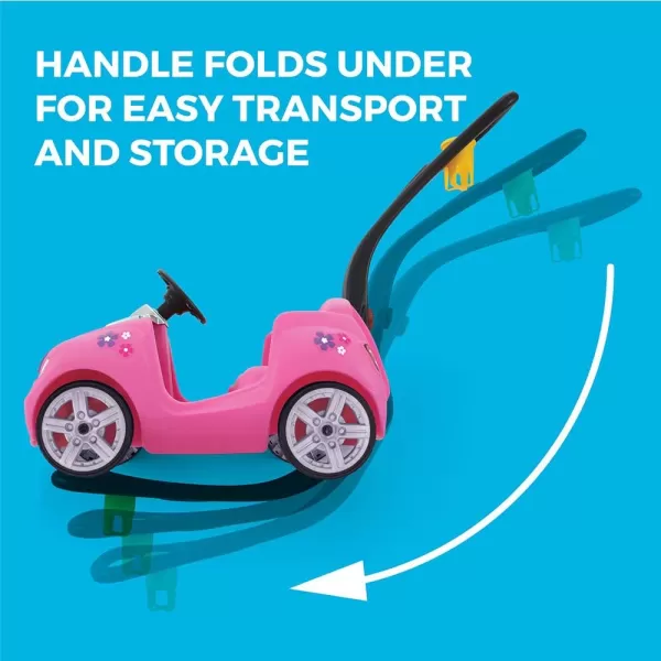 Step2 Whisper Ride II Kids Push Cars, Ride On Car, Seat Belt, Horn, Toddlers Ages 1.5 – 4 Years Old, Max Weight 50 lbs., Quick Storage, Stroller Substitute, Blue