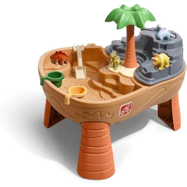 Step2 Dino Dig Sand and Water Activity Sensory Table, 7 Piece Accessory Kit, Toddler Outdoor/Indoor Toy, 2 – 5 Years Old