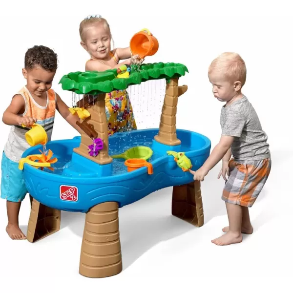 Step2 Rain Showers &amp; Unicorns Kids Water Tables, Outdoor Toddler Activity Table, Ages 1.5+ Years Old, 12 Piece Water Toy Accessories, Blue &amp; Purple