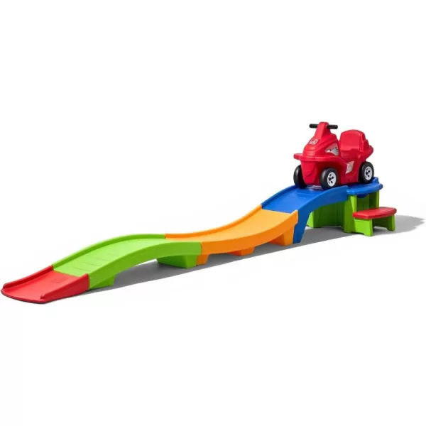Step2 Up &amp; Down Roller Coaster Kids Toy, Ride On Push Car, Indoor/Outdoor Playset, Toddlers 2-5 Years Old, Compact Storage, Max Weight 50 lb., Multicolor