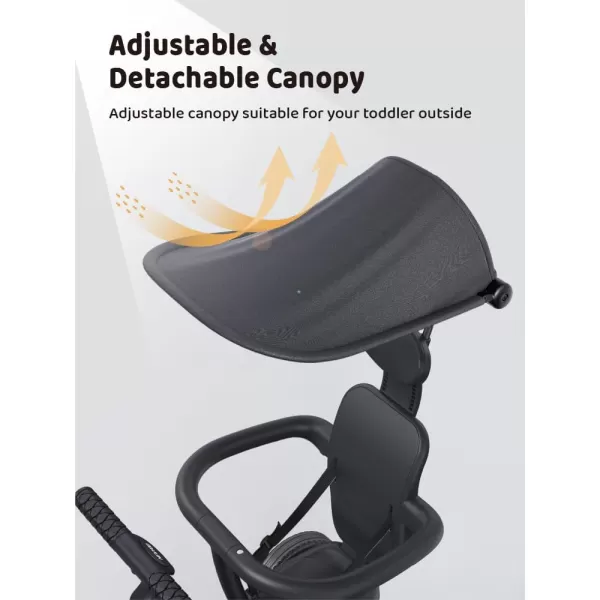 newyoo Tricycle for Toddlers 1-3, Toddler Bike, Birthday Gift &amp; Toys for Girl &amp; Boy, Push Trike with Handle &amp; Canopy, 6 in 1 Baby Trike, Balance Bike, TR009, Blue