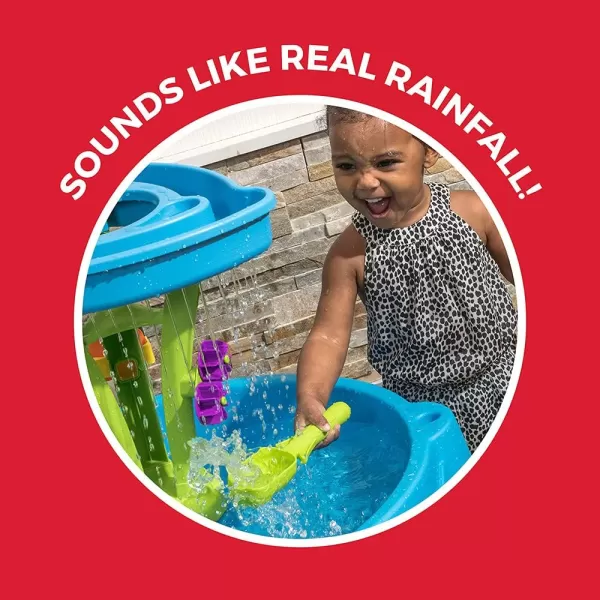 Step2 897400 Summer Showers Splash Tower Water Table, Water table base with water tower and 8-piece accessory set