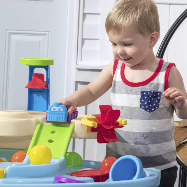 Step2 Ball Buddies Adventure Center Water Table | Water &amp; Activity Play Table for Toddlers, Blue