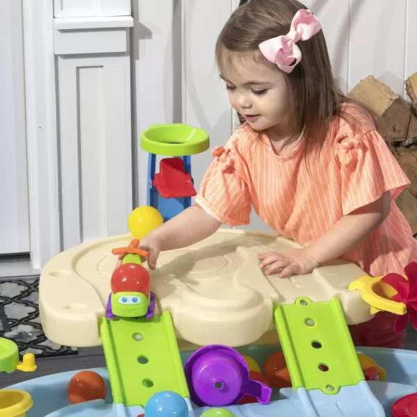 Step2 Ball Buddies Adventure Center Water Table | Water &amp; Activity Play Table for Toddlers, Blue