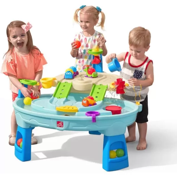 Step2 Ball Buddies Adventure Center Water Table | Water &amp; Activity Play Table for Toddlers, Blue