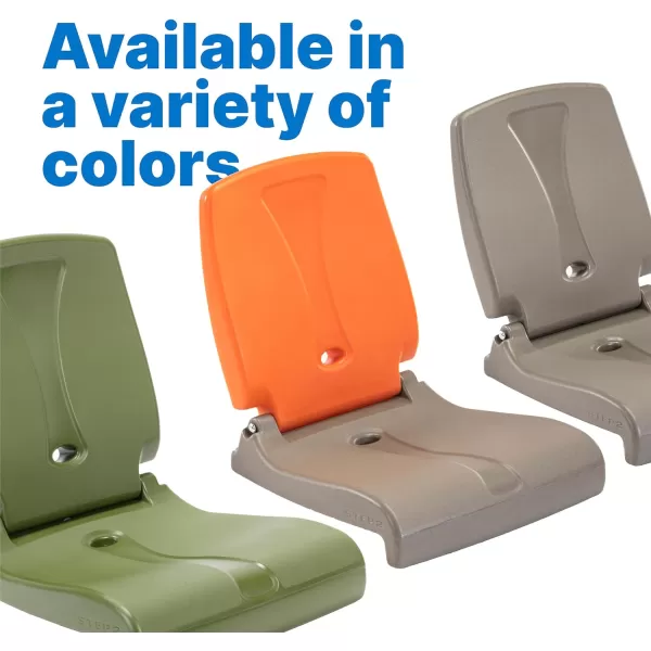 Step2 Foldable Adult Flip Seat, Portable Outdoor Chair for Poolside, Tailgating, Camping, Picnic Chair, Provides Back Support When Sitting on Ground, Bright Pink