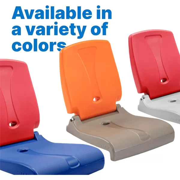 Step2 Foldable Adult Flip Seat, Portable Outdoor Chair for Poolside, Tailgating, Camping, Picnic Chair, Provides Back Support When Sitting on Ground, Bright Pink