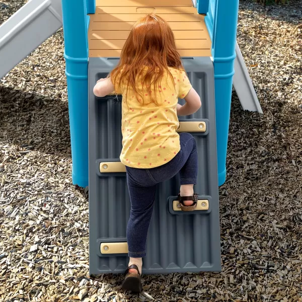 Step2 Scout &amp; Slide Climber Playset for Kids, Ages 2+ Years Old, Toddler Outdoor Playground for Backyard, Slide and Climbing Wall, Sturdy Plastic Frame, Easy Set Up