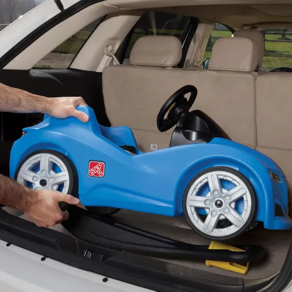 Step2 Whisper Ride Cruiser Kids Push Car, Ride On Car, Seat Belt and Horn, Toddlers 18 - 48 months, Easy Storage, Red, 90.8x50.2x120.7 centimeters