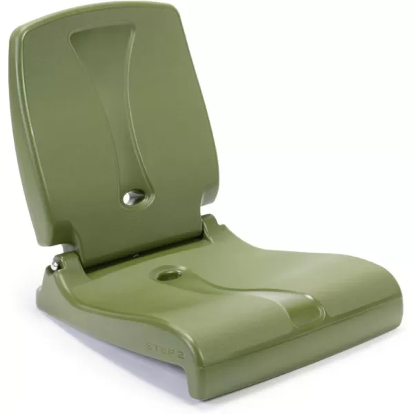 Step2 Foldable Adult Flip Seat, Portable Outdoor Chair for Poolside, Tailgating, Camping, Picnic Chair, Provides Back Support When Sitting on Ground, Bright Pink