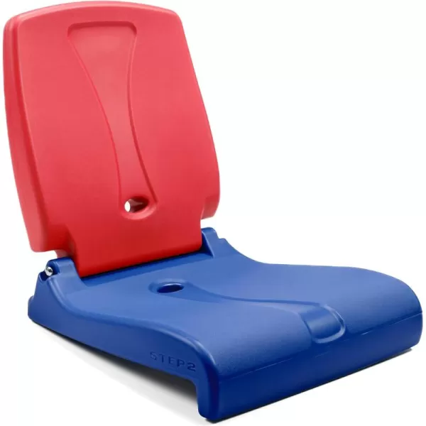 Step2 Foldable Adult Flip Seat, Portable Outdoor Chair for Poolside, Tailgating, Camping, Picnic Chair, Provides Back Support When Sitting on Ground, Bright Pink