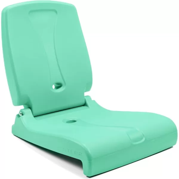Step2 Foldable Adult Flip Seat, Portable Outdoor Chair for Poolside, Tailgating, Camping, Picnic Chair, Provides Back Support When Sitting on Ground, Bright Pink