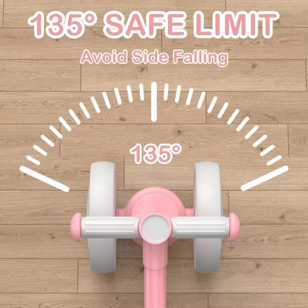 SEREED Colorful Lighting Baby Balance Bike, Toys for 1 Year Old Boys Girls, 12-24 Month Toddler Balance Bike with 4 Silence Wheels, First Birthday Gift 