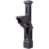 imageStep2 Atherton Mail Post Mailbox Not Included Weather Resistant Large Outdoor Mailbox Post Made of Durable Plastic Easy to Install Onyx BlackOnyx Black