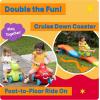 imageStep2 Dino Dash Up ampamp Down Roller Coaster Kids Ride On Toy Push Car IndoorOutdoor Playset Made of Durable Plastic Max Weight 50 lbs for Toddlers 25 Years OldDino Coaster