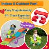 imageStep2 Dino Dash Up ampamp Down Roller Coaster Kids Ride On Toy Push Car IndoorOutdoor Playset Made of Durable Plastic Max Weight 50 lbs for Toddlers 25 Years OldDino Coaster