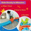 imageStep2 Dino Dash Up ampamp Down Roller Coaster Kids Ride On Toy Push Car IndoorOutdoor Playset Made of Durable Plastic Max Weight 50 lbs for Toddlers 25 Years OldDino Coaster
