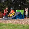 imageStep2 Extreme Coaster Kids Ride On Toy Push Car IndoorOutdoor Roller Coaster ampamp Playset Made of Durable Plastic Max Weight 80 lbs For Toddlers 3 Years OldGrey  Blue