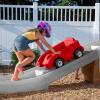 imageStep2 Extreme Thrill Coaster Kids Ride On Toy Push Car IndoorOutdoor Roller Coaster ampamp Playset Made of Durable Plastic Max Weight 75 lbs for Toddlers 3 Years OldGray  Red