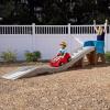 imageStep2 Extreme Thrill Coaster Kids Ride On Toy Push Car IndoorOutdoor Roller Coaster ampamp Playset Made of Durable Plastic Max Weight 75 lbs for Toddlers 3 Years OldGray  Red