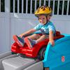 imageStep2 Extreme Thrill Coaster Kids Ride On Toy Push Car IndoorOutdoor Roller Coaster ampamp Playset Made of Durable Plastic Max Weight 75 lbs for Toddlers 3 Years OldGray  Red