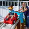 imageStep2 Extreme Thrill Coaster Kids Ride On Toy Push Car IndoorOutdoor Roller Coaster ampamp Playset Made of Durable Plastic Max Weight 75 lbs for Toddlers 3 Years OldGray  Red