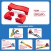 imageStep2 Farther ampamp Faster Coaster Track Expansion Pack Extra 3 Feet Kids Ride On Toy Roller Coaster Track Push Car IndoorOutdoor Playset Made of Durable Plastic For Toddlers 25 Years OldSecond Edition
