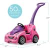 imageStep2 Push Around Buggy GT Kids Push Car Ride On Toy Stroller Substitute Includes Seat Belt ampamp Horn Made of Durable Plastic Max Weight 50 lbs For Toddlers 153 Years Old RedPink