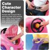imageStep2 Push Around Buggy Kids Push Car Ride On Toy Stroller Substitute Includes Seat Belt ampamp Horn Made of Durable Plastic Max Weight 50 lbs For Toddlers 154 Years Old RedPink